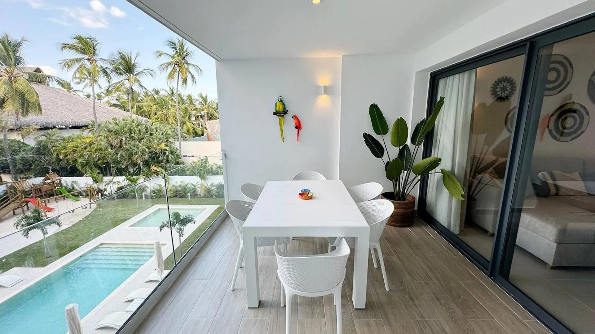 Tropical Garden With Picuzzi In Playa Bavaro Apartment Punta Cana